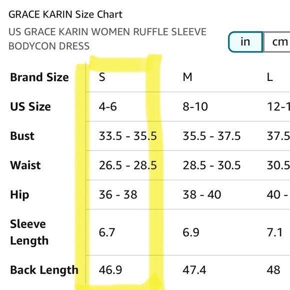 Grace Karin Faux Wrap Dress Flutter Sleeve Size S - Picture 11 of 11